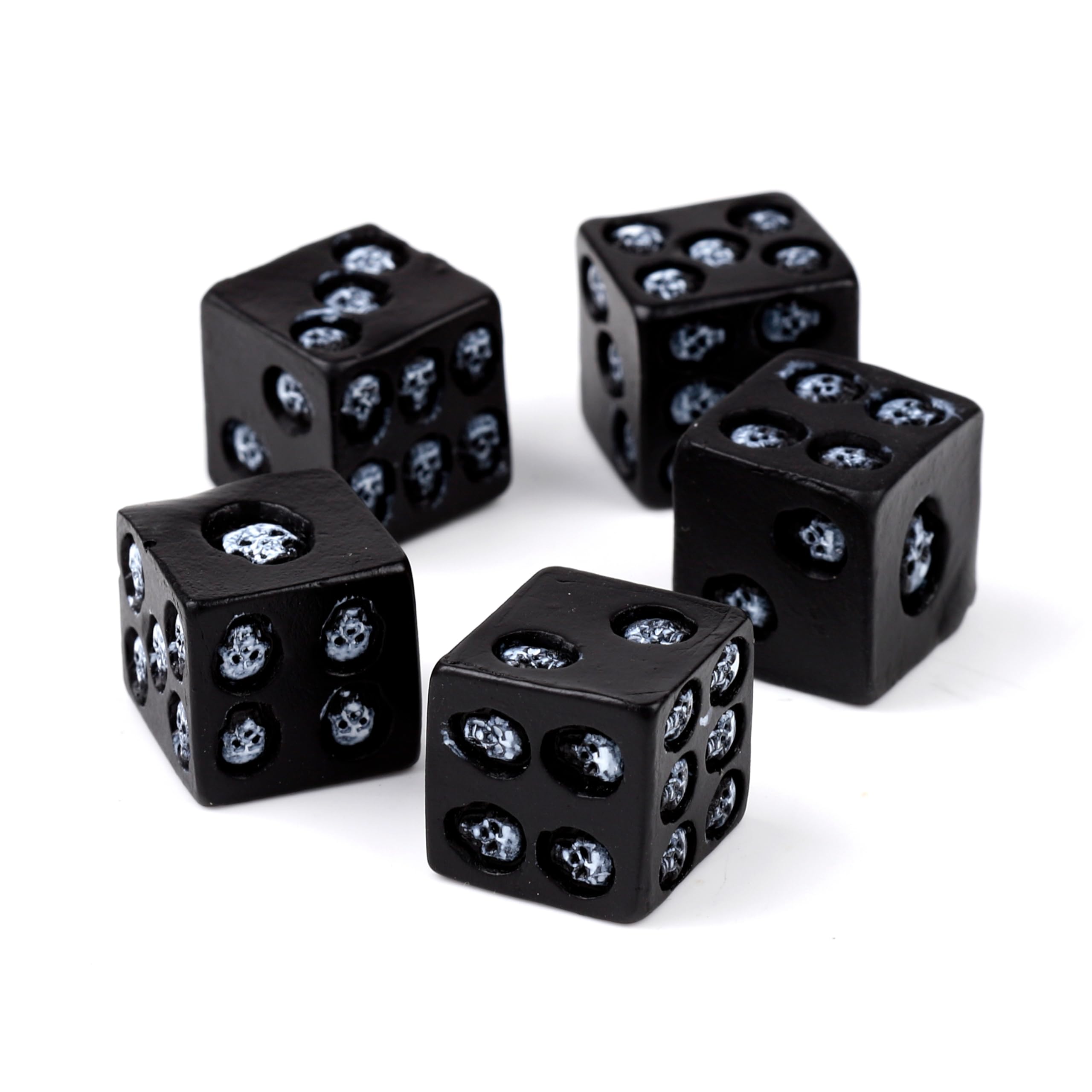 Amazon.com: Puckator SK200, Set of 5 Six-Sided Die with Inlaid