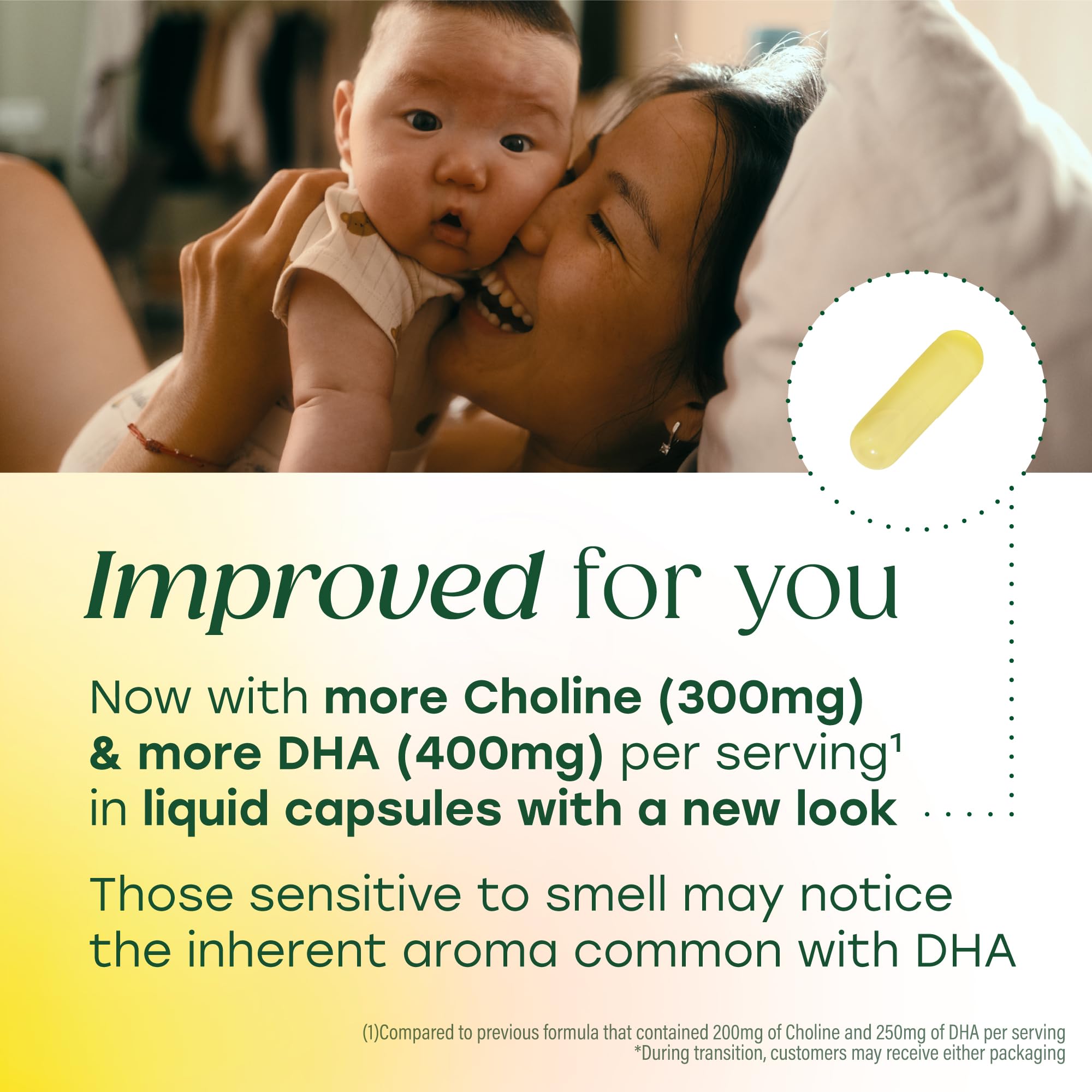 MegaFood Baby & Me 2 DHA & Choline Prenatal Vitamins, 60 Liquid Capsules — Amazon image 3