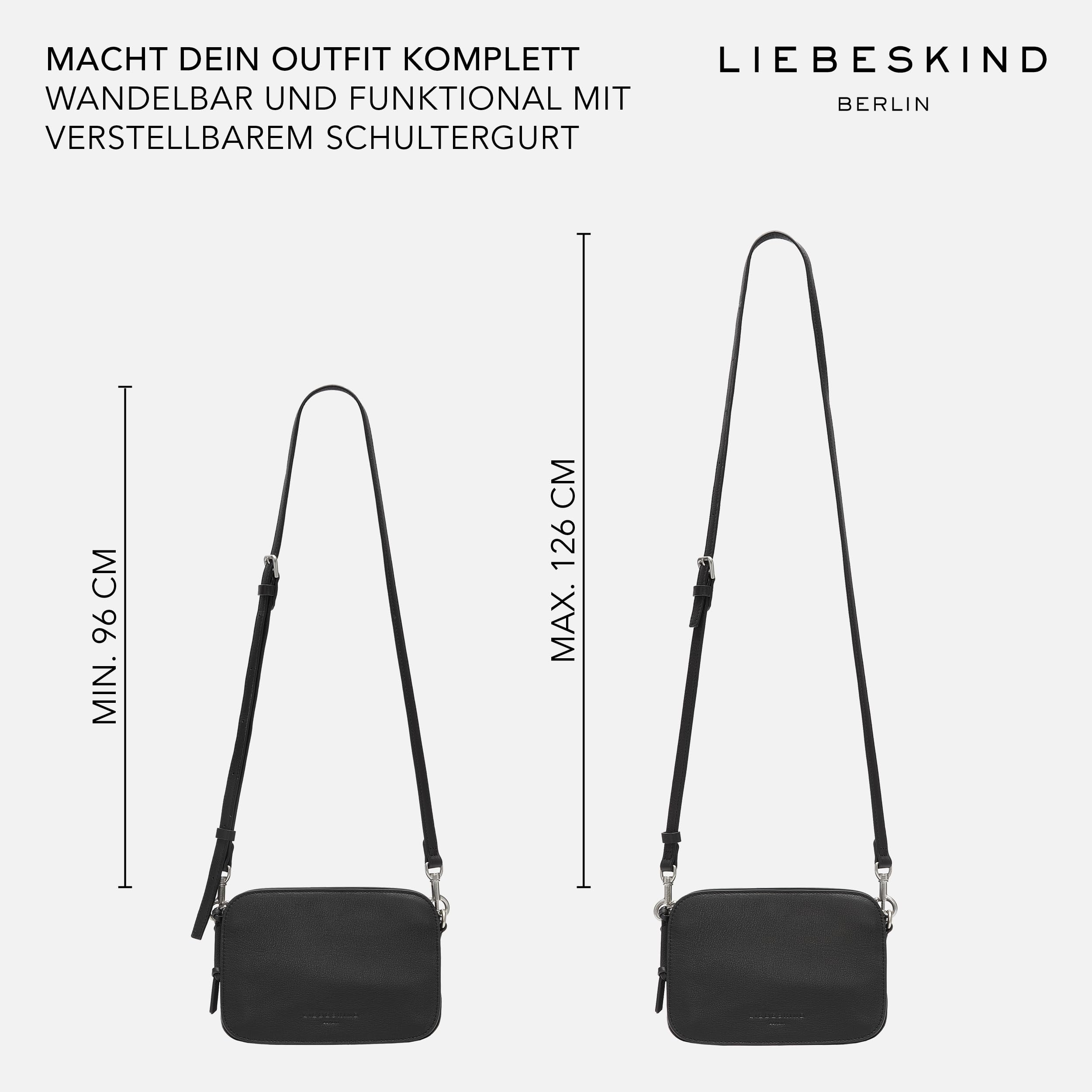 Liebeskind Berlin Umhängetasche „Luka“ I Kleine Cross-Body Bag aus Leder – Bild 6
