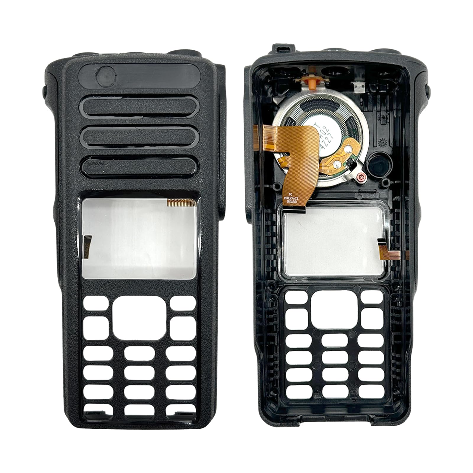 XPR7550E Two Way Radio Front Housing Replacement Kit with Speaker & Keypad Compatible for Motorola DP4800E DP4801E XPR7580E P8668i