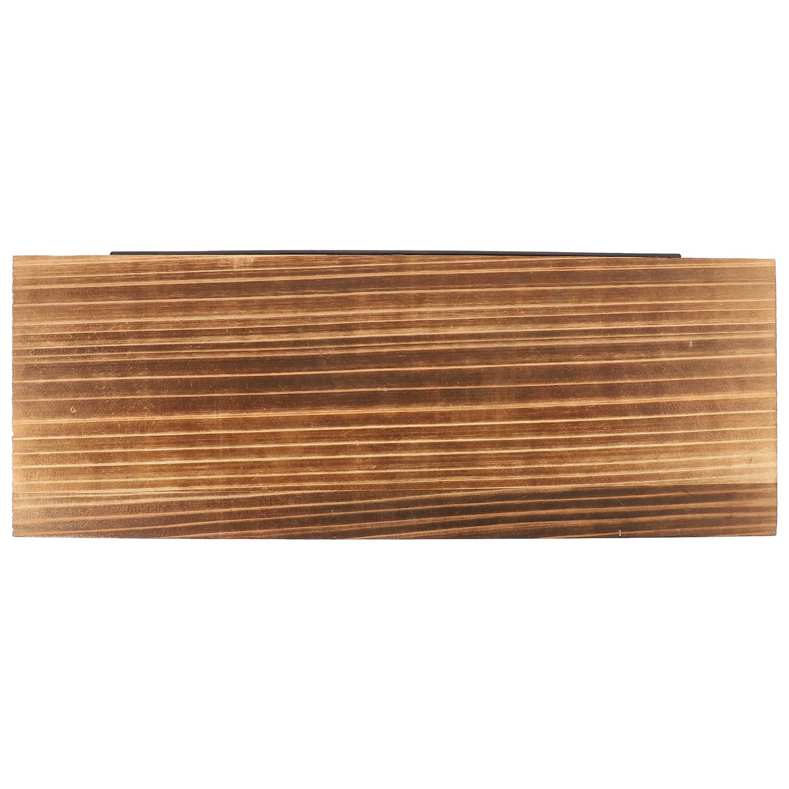 Étagère murale flottante bois fer marron décoration hôtel