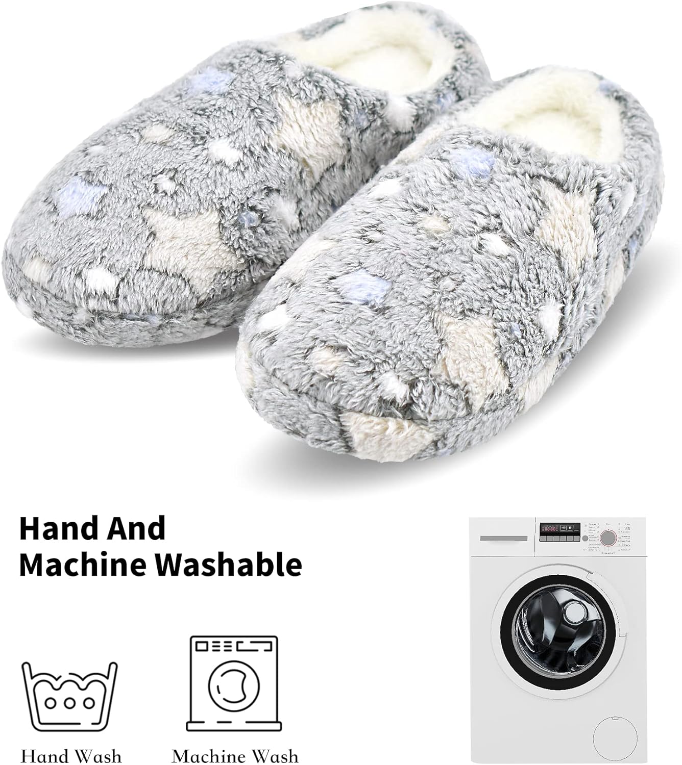 Panda Bros Women's Memory Foam Slippers Comfort Plush Fleece Lined House Shoes for Indoor & Outdoor - Image 7