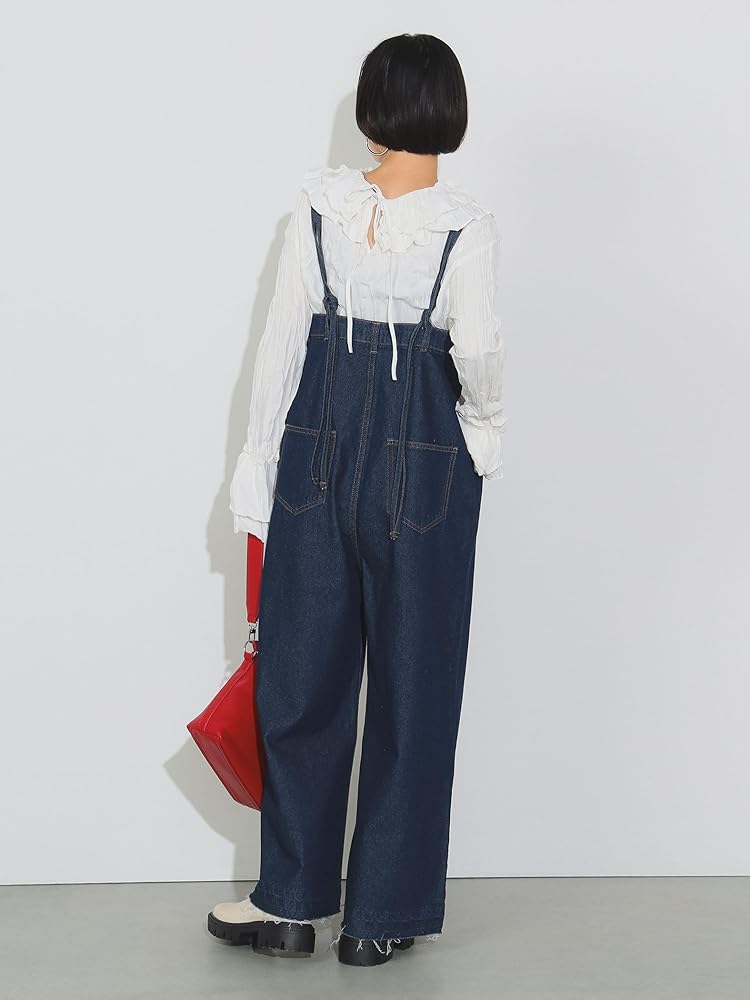 【大人気完売品】Ray BEAMS /キャミサロペット/オールインワン/1 Ray BEAMS サロペット オーバーオール カーゴポケット キャミ