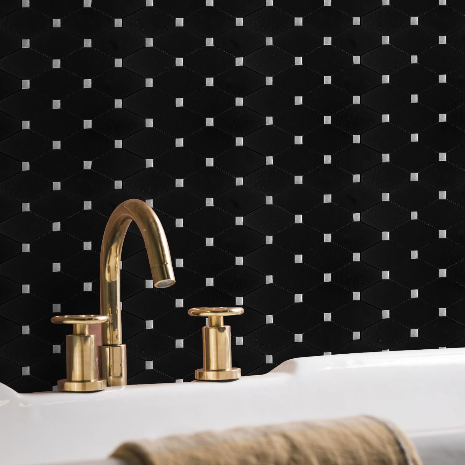 Snapklik.com : Peel And Stick Backsplash, 10 Sheets Kitchen Backsplash Mosaic Tile Sticker ...