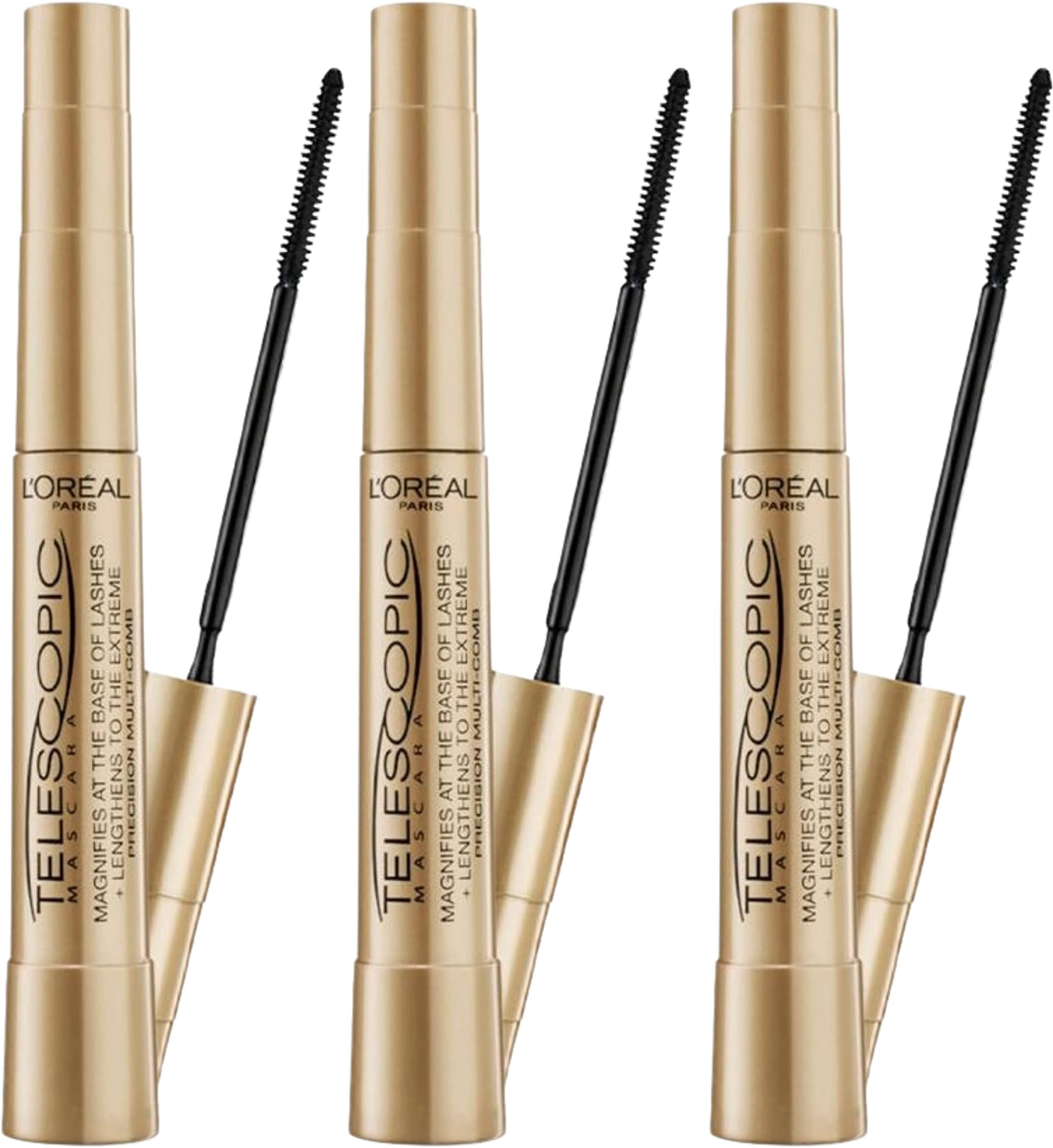 Telescopic Mascara, Black [905] 0.27 oz (Pack of 3)