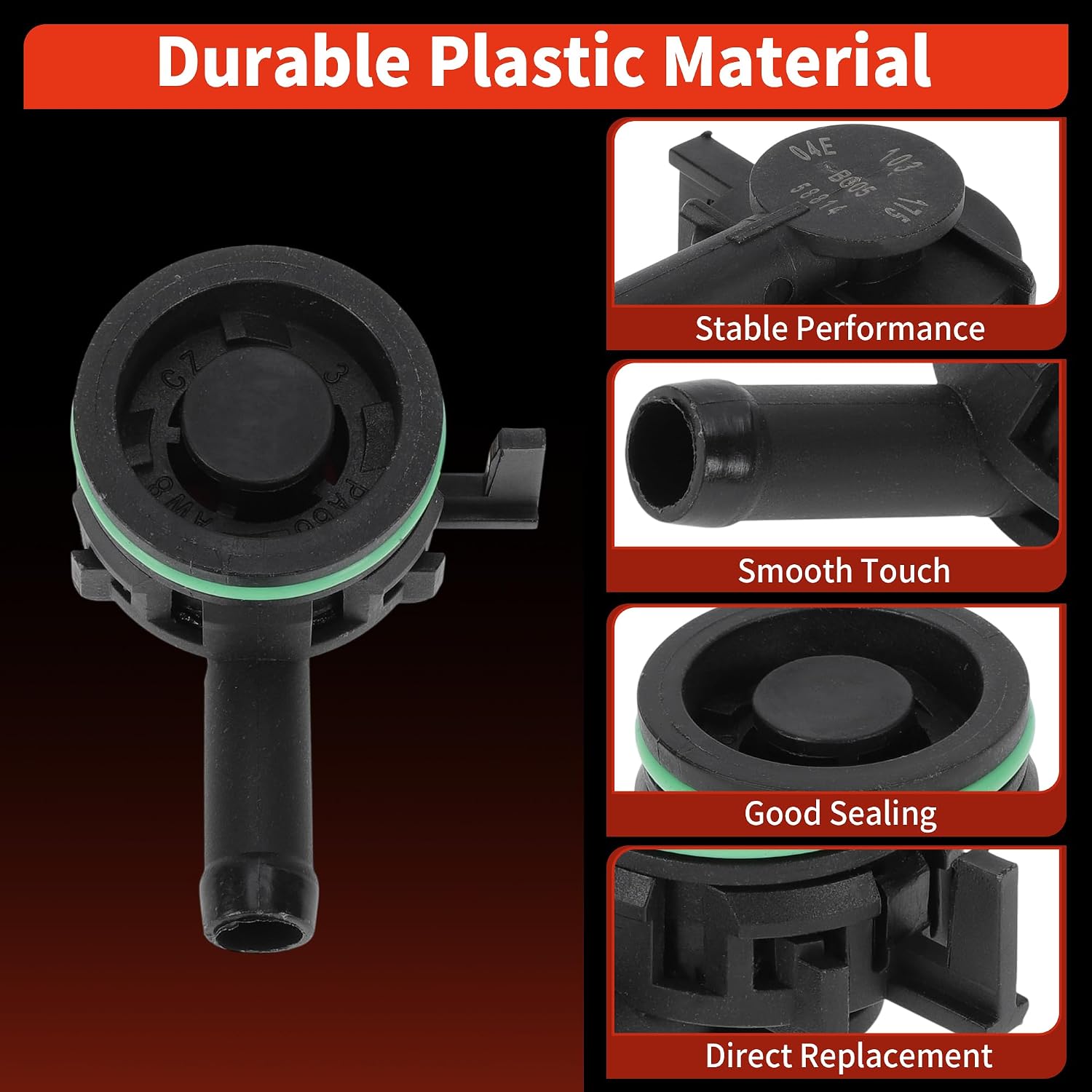 Crankcase Breather Hose Check Vent Valve for Audi A3 Q2 Q3