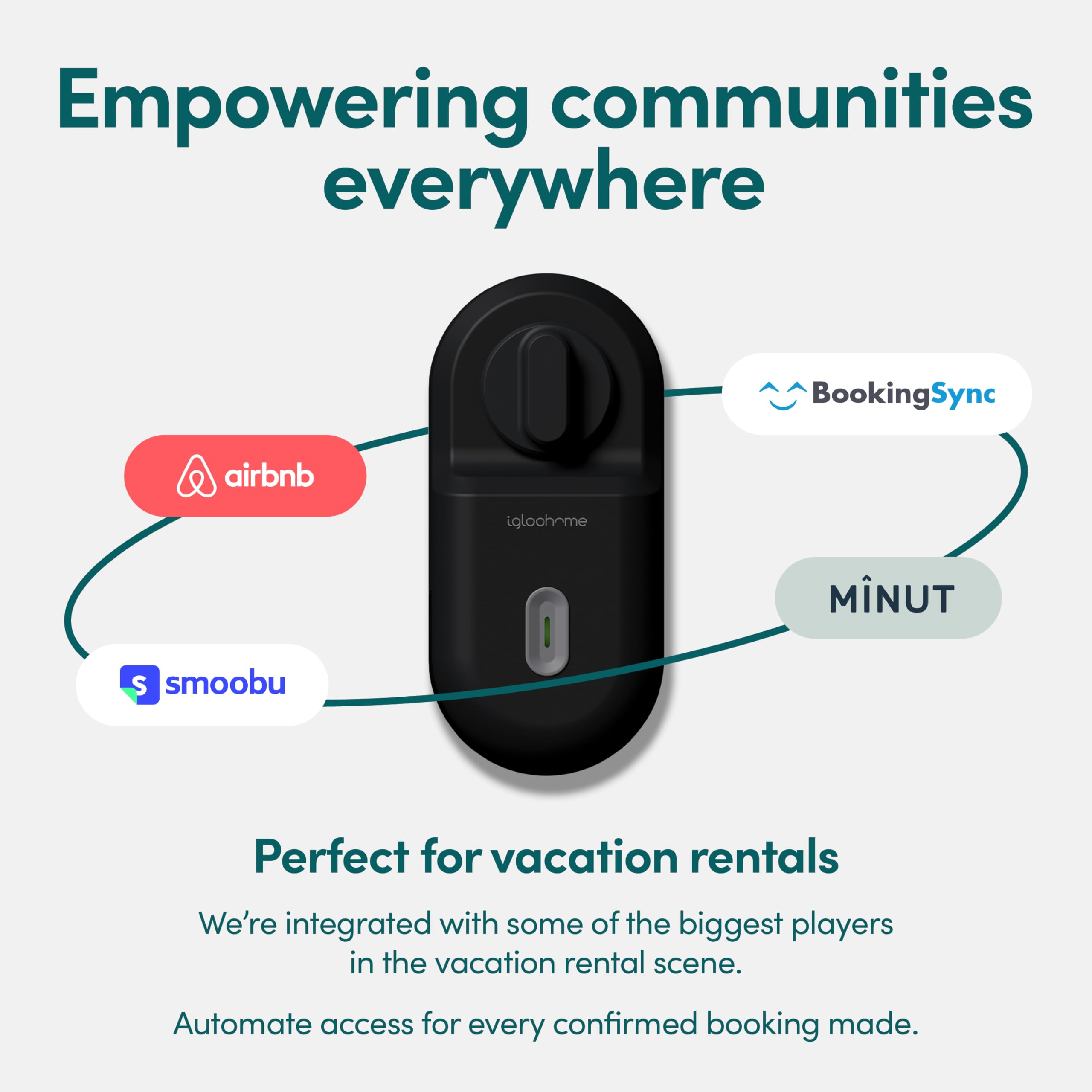 igloohome | Transformez votre serrure en serrure intelligente. Accès sans clés