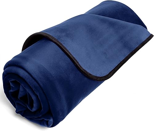 Miniatura 5 de Liberator Manta de tocado  Manta sensual a prueba de humedad, tamaño King, microterciopelo índigo