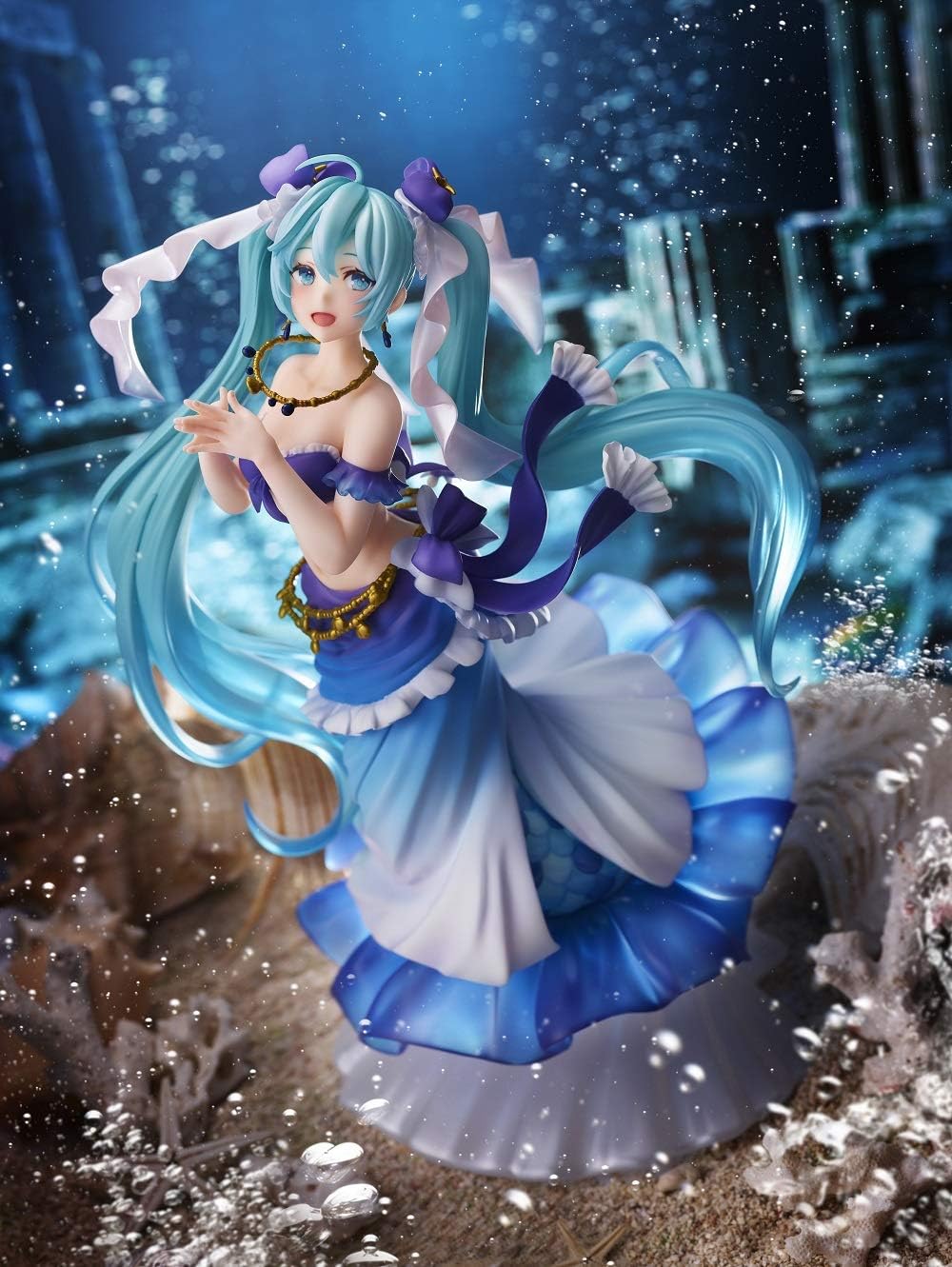 Taito Hatsune Miku Princess AMP Mermaid Figure, Multiple Colors (T83403)