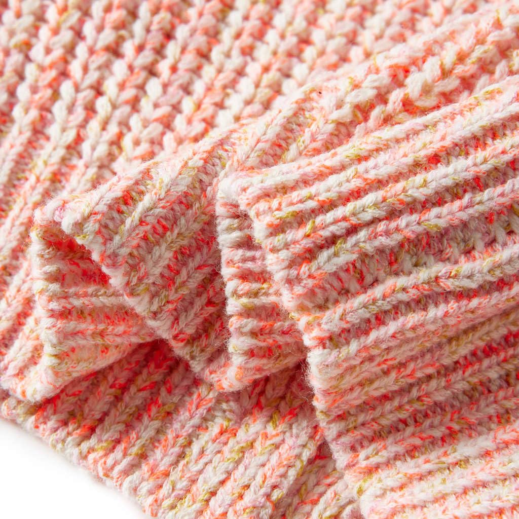 vidaXL Cardigan da Bambina Lavorato a Maglia Rosa Misto 128