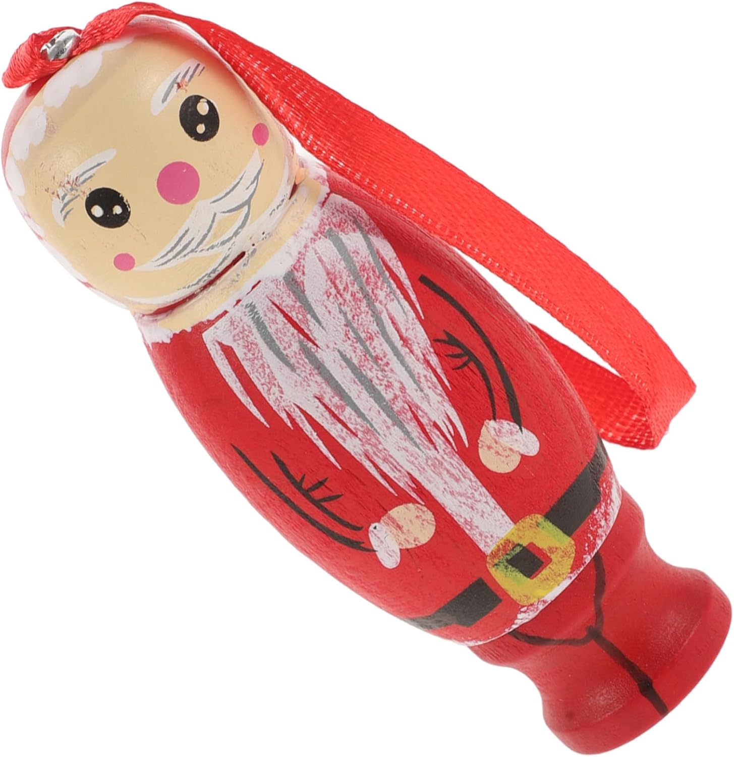 Hemoton Santa Claus Wooden Pendants Xmas Scene Layout Supplies Christmas Decorations for Home