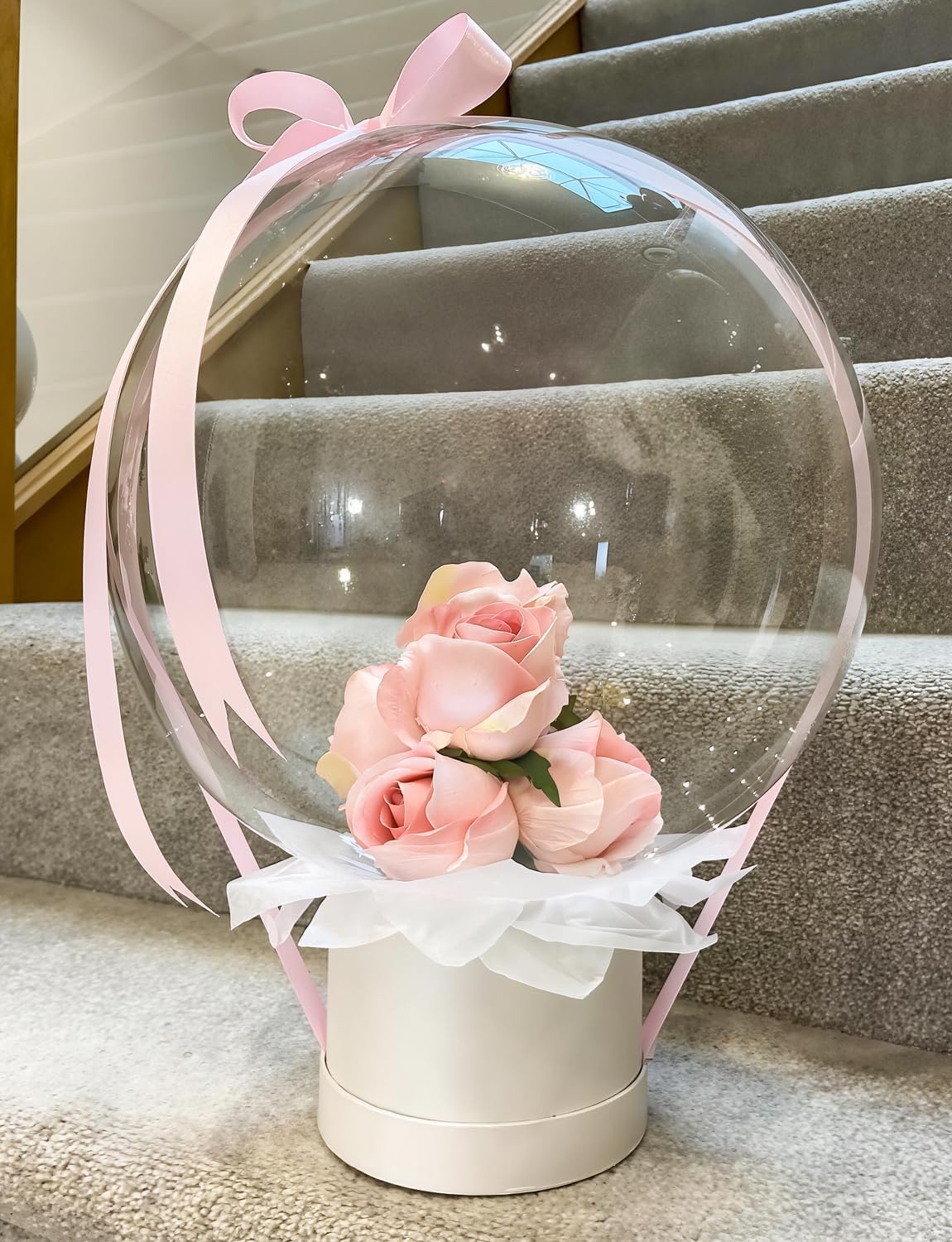 Bobo Balloons 20 Inch – 30 Pcs Transparent Clear Bubble Balloons for Stuffing, Helium Balloon for DIY Party Decor, Birthday, Wedding, Baby Shower, Grad, Anniversary, Indoor Outdoor Celebration - Image 4