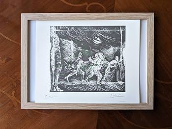 Amazon.co.jp: ピカソ Picasso 真作真作保証紙COA付き大変