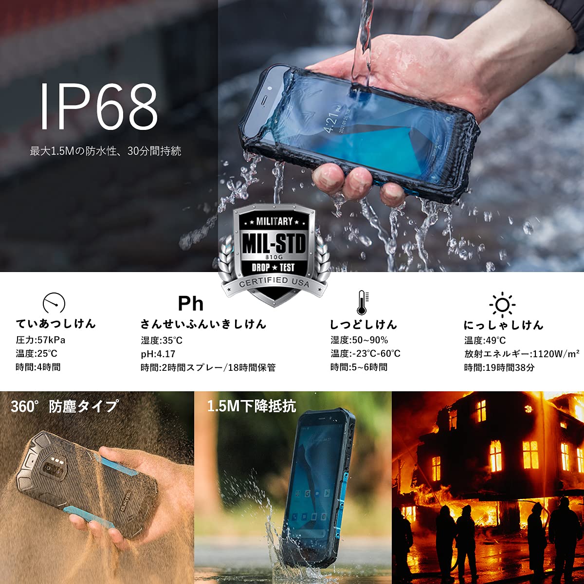 Amazon.co.jp: OUKITEL WP12 Pro SIM Free Smartphone Body Android 11