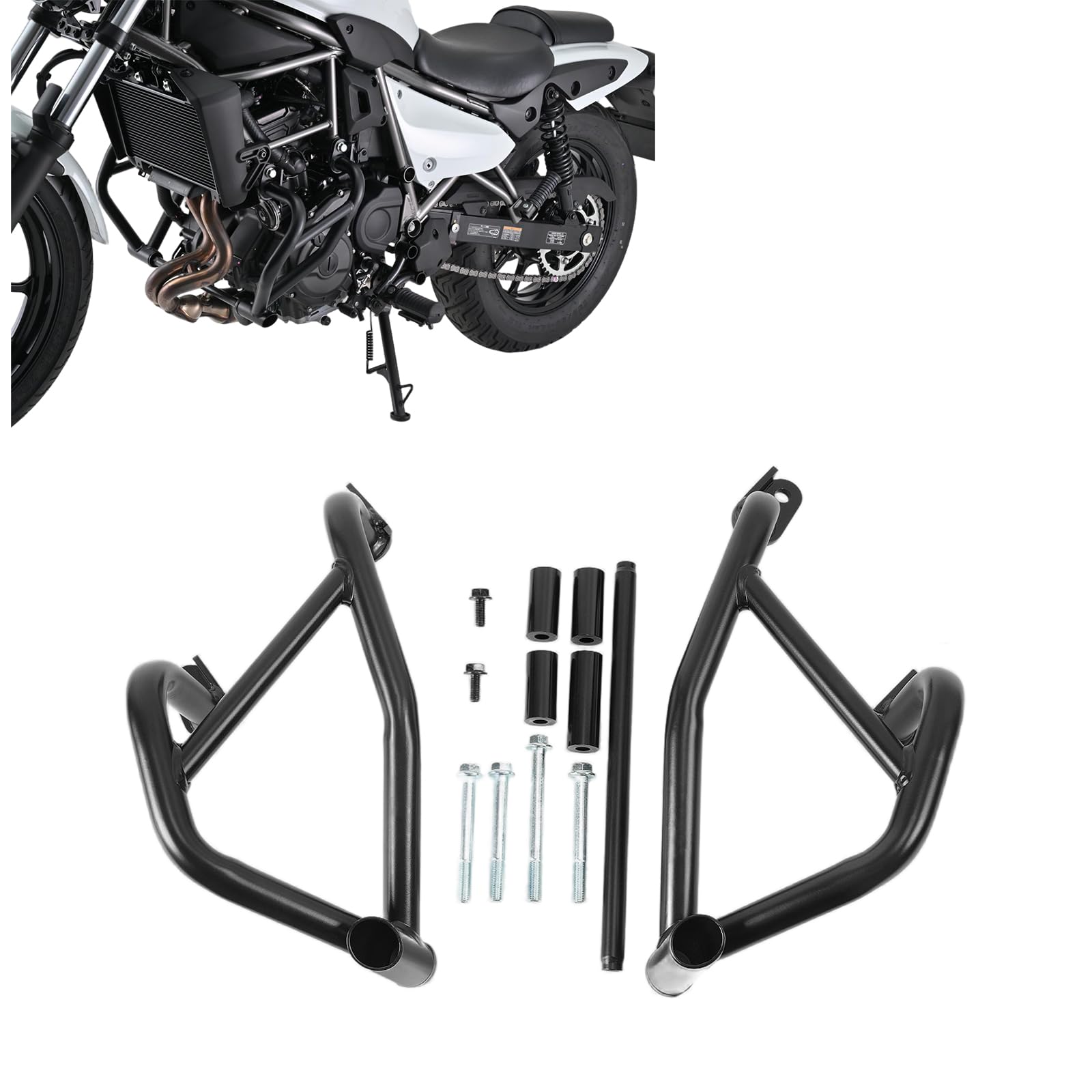Osłona silnika do Kawasaki Eliminator 400/450/500 2023-2025 | wysokowydajna ochrona pałąka ze stali | łatwy montaż
