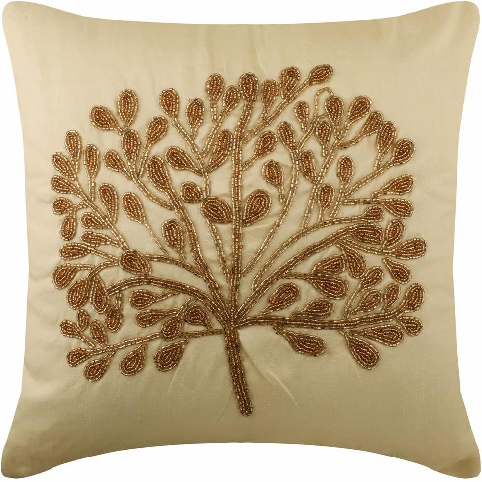 The HomeCentric Gold Euro Sham 65x65 cm (26x26 inch), Square Decorative