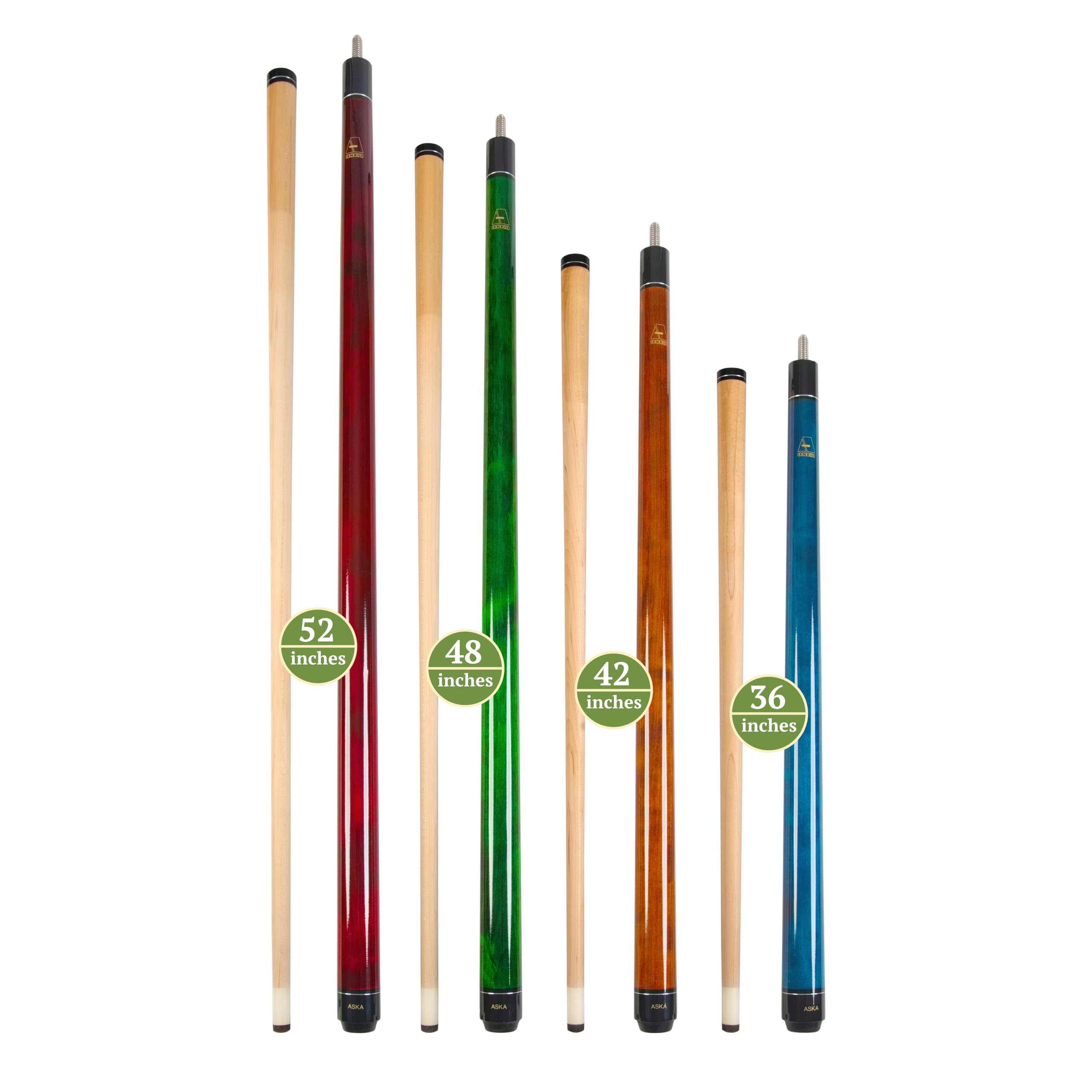 ASKA　アスカ　ビリヤードキュー Amazon.co.jp: Aska ミックスレングス キュー LSセット カナディアン