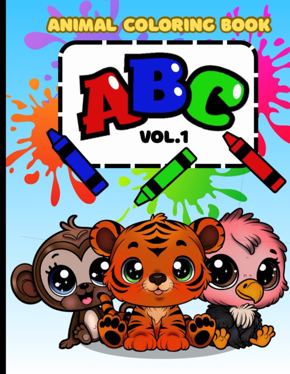 ABC Animal Coloring Book Volume 1