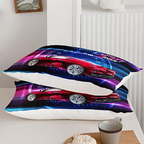 Vista 284 de Axolotl Kid Comforter Set Twin Size,Racing Car Bedding Set for Boys Girls Teen Kids Children Racing Gifts,Race Cars Quilt Bed Set with 1 Comforter 2