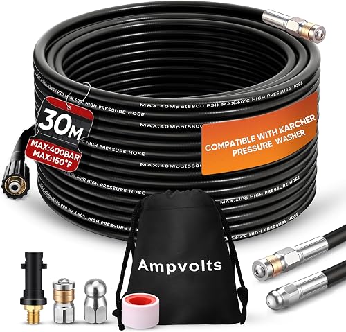 Déboucheur Canalisation Haute Pression 30 m Ampvolts