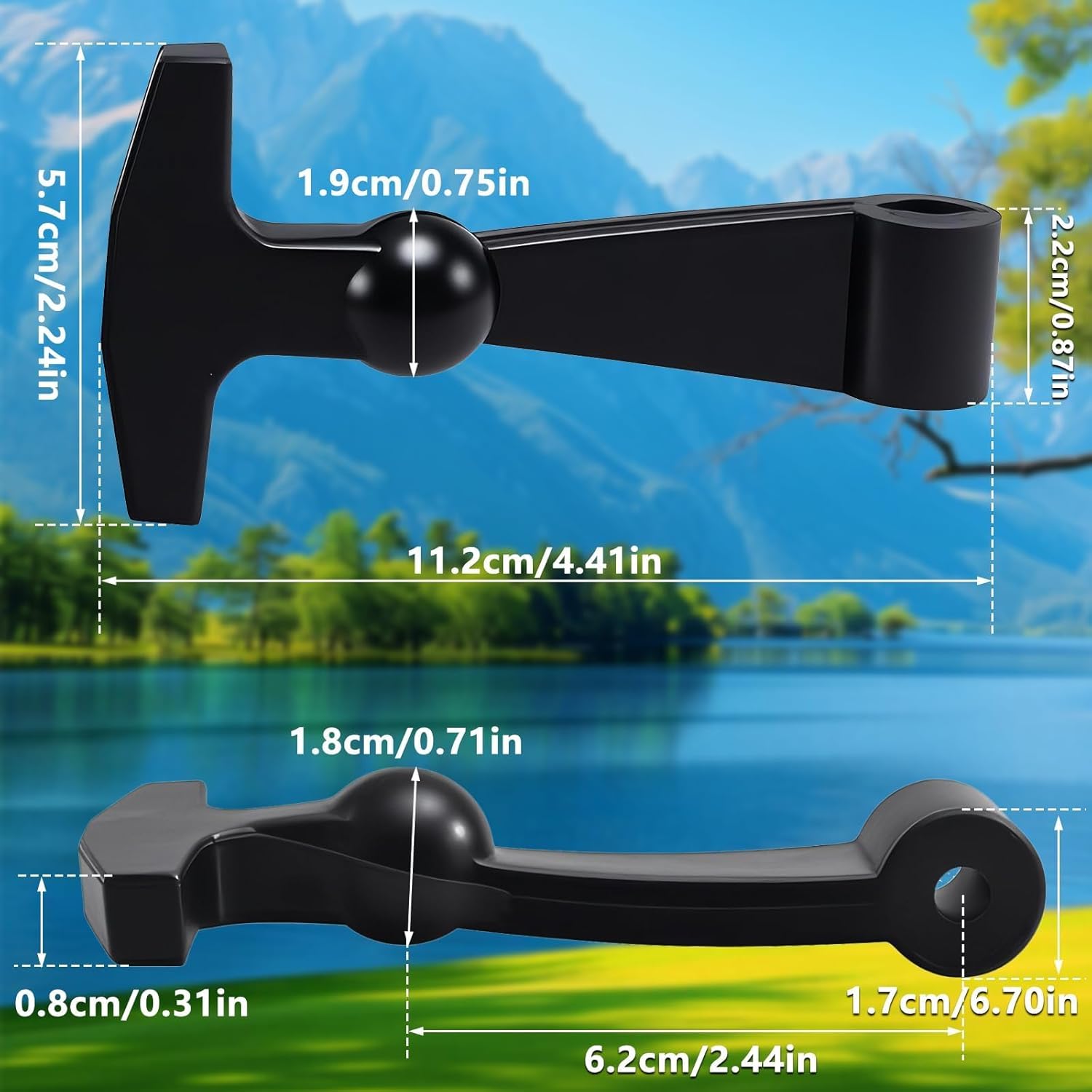 2 Pack Lid Latches Replacements Hard Cooler Handle Grips Silicone Rubber Compatible with Yeti RTIC and More Coolers - Image 6