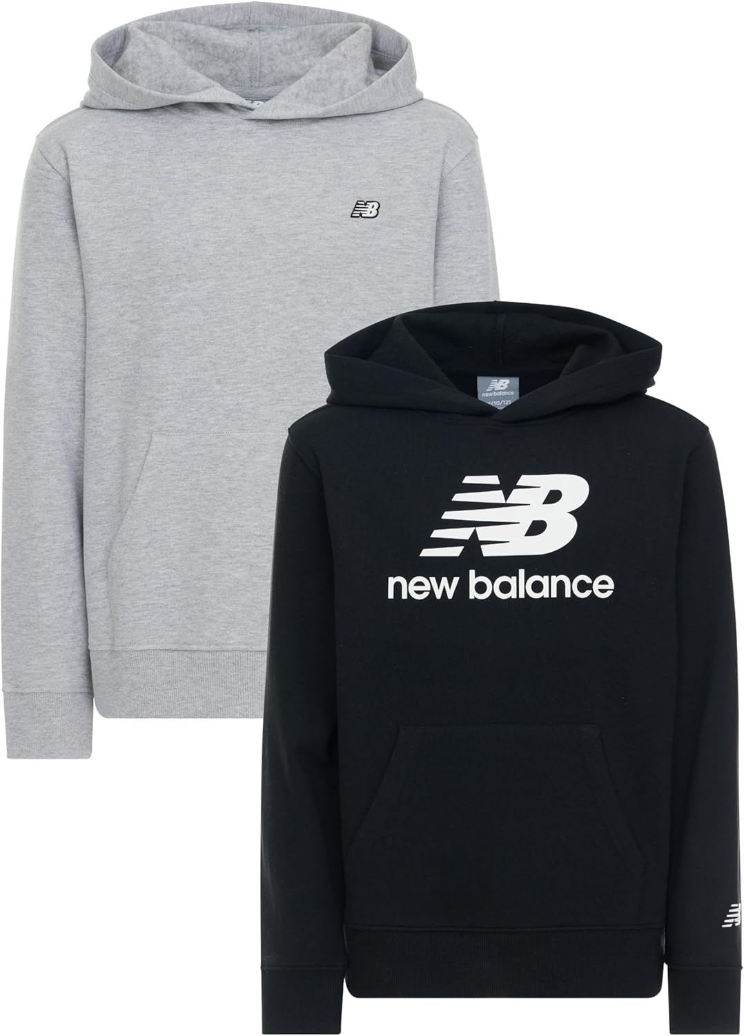 New Balance Boys Hoodie 2-Pack – Premium Comfy Cotton Blended Fleece Pullover Hoodies for Kids, Soft Boys Sweatshirts - Image 8