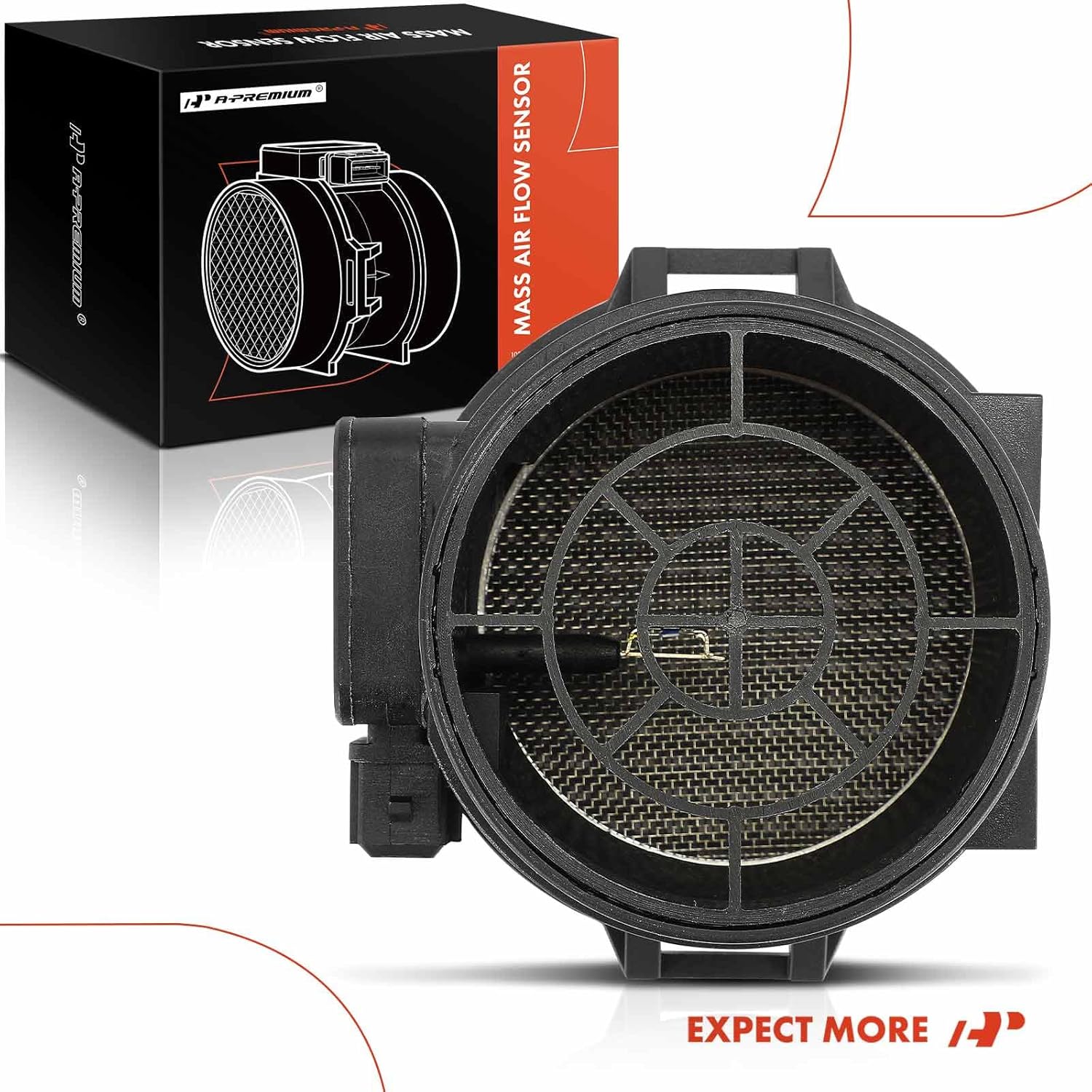 A-Premium Mass Air Flow Sensor Meter [3-Pins] Compatible with Land Rover Freelander 2002-2005 V6 2.5L, Replace# MHK100620, AF1025312B1