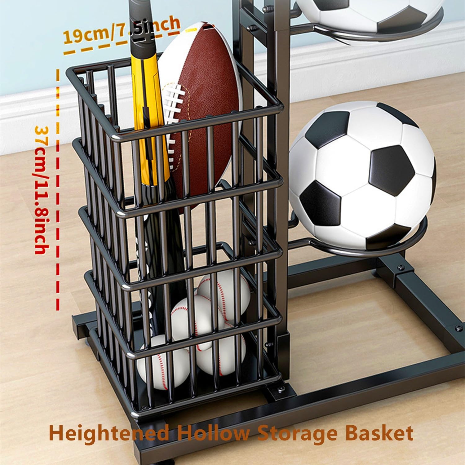 15 Lb Dumbbells Set Of 2 7 Tier Basketball Ball Storage Rack – Vertical ...