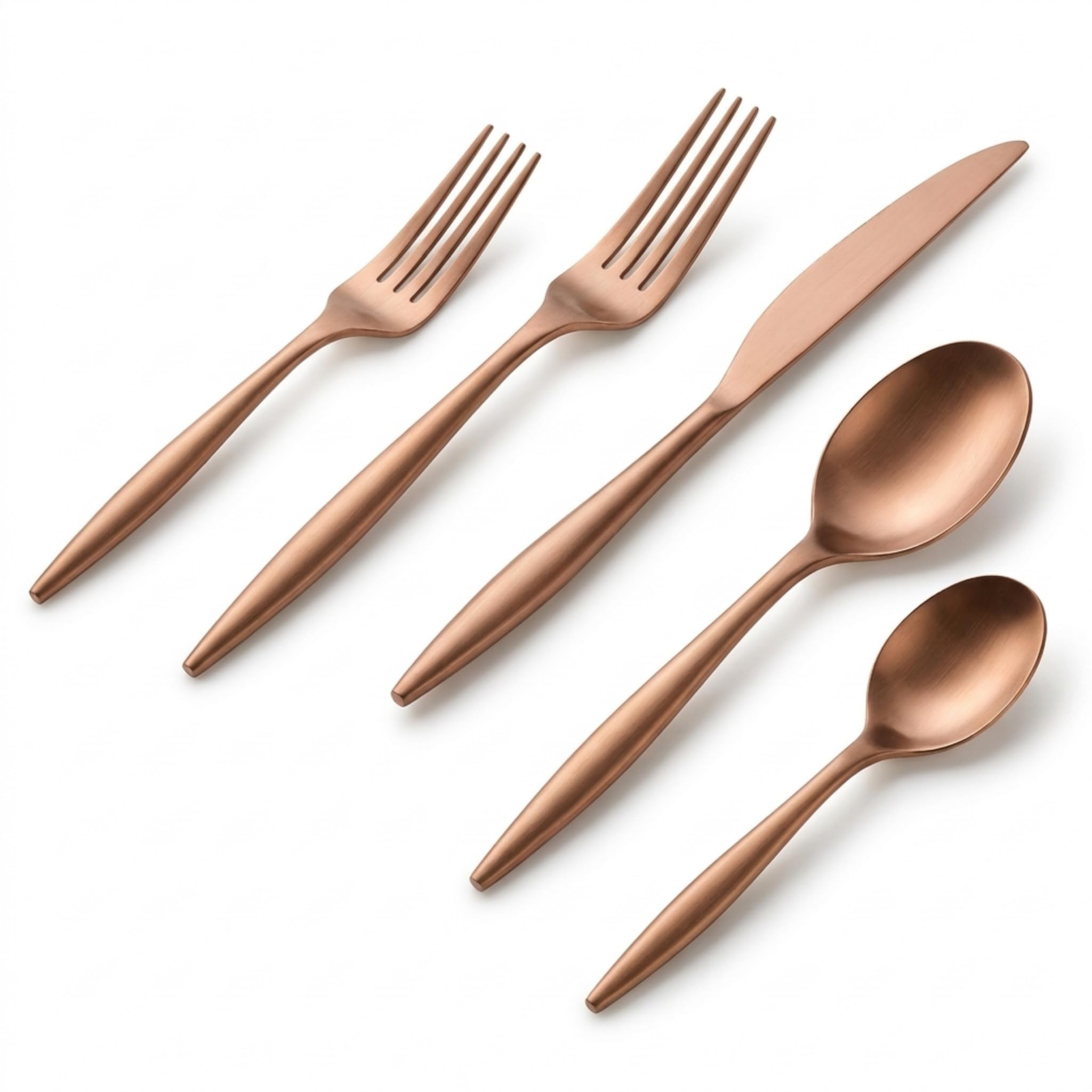 Godinger 20‑Piece Stainless Steel Silverware Set, Flatware Utensil Set for 4, Atlas, Silver Matte, 18/0 — Amazon image 10