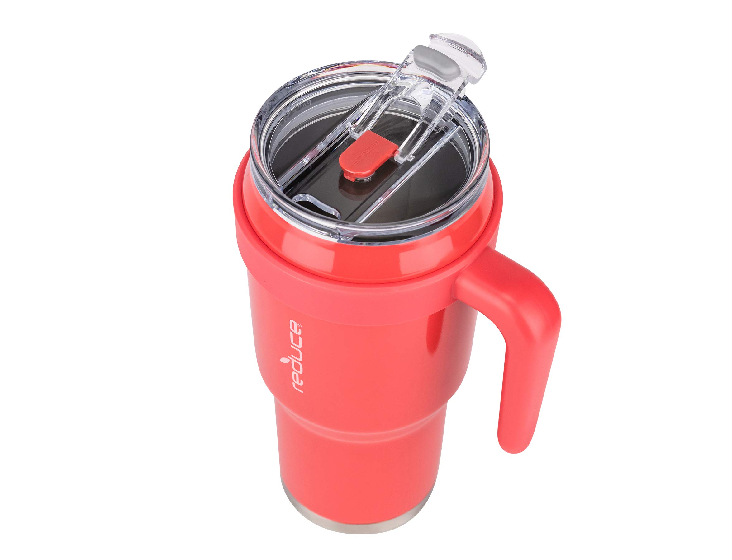 Reduce 40 Oz Mug Tumbler, Stainless Steel With Handle - Keeps Drinks