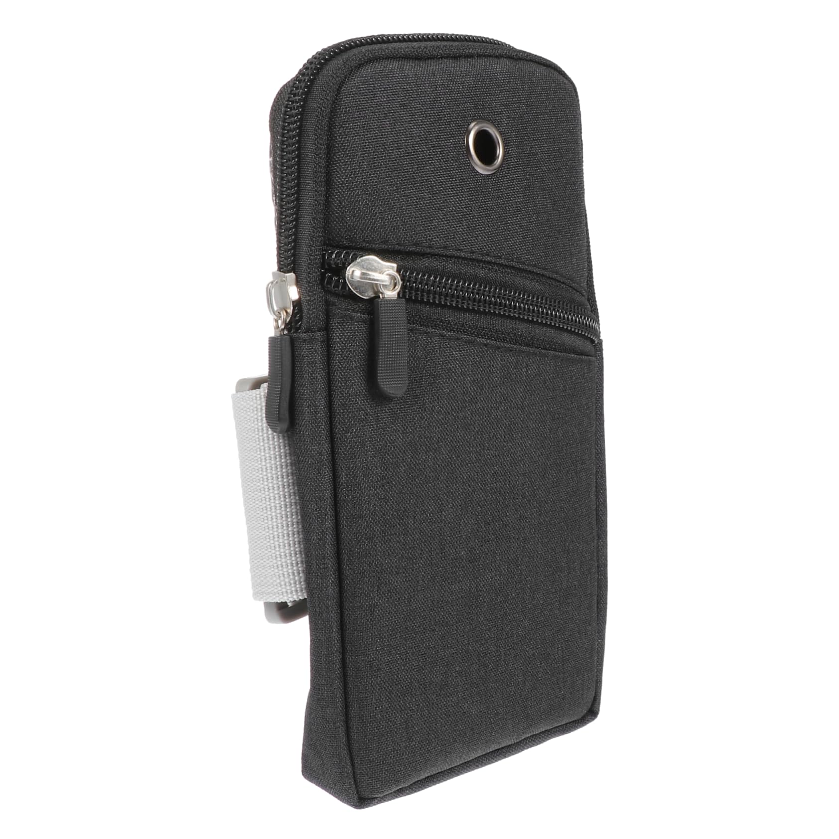 Housoutil 1pc Sports Phone Arm Bag Fabric Arm Band Phone Pouch Armband Cell Phone Holder Running Arm Band Phone Holder for Running Outdoor Sports Arm Bag Keychain Storage Bags Denim