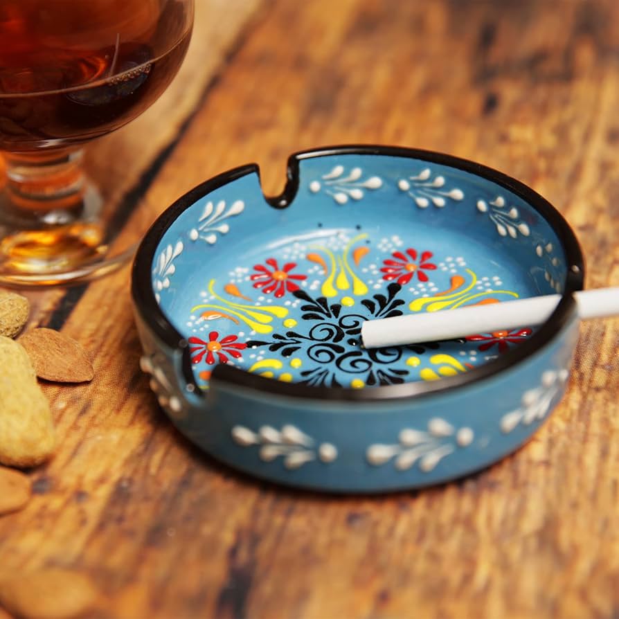Ashtray Set Cigarette Ash Tray for Indoor Outdoor Use Ash Holder