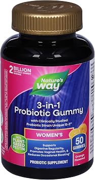 Natures Way, Probiotic Gummy 3 in 1, 50 Count