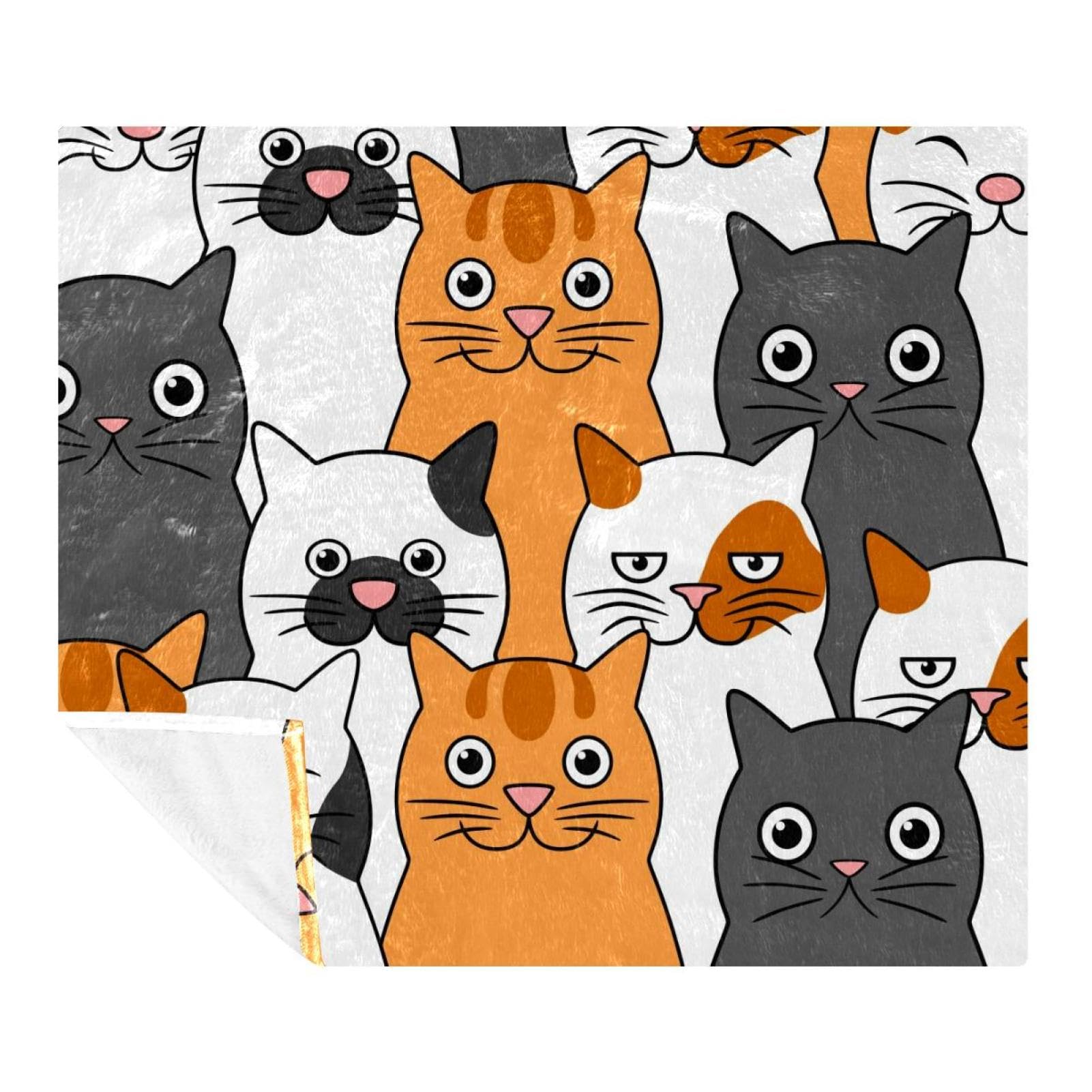 Couverture polaire en microfibre 150x200cm pour lit et canapé