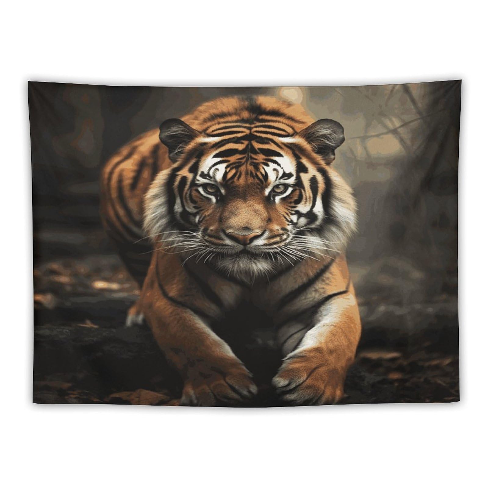 LDGSUPH Wild Animals Tiger Tapestry Wall Hanging Decor Anti-fading Aesthetic Wall Tapestries Fashion Wall Blanket Decor Modern Wall Art Tapestry for Bedroom Home Decor 30"x40"