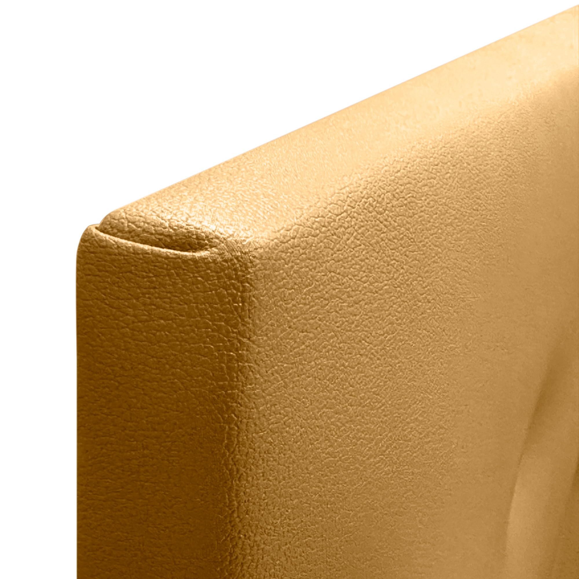 DHOME Testiera Rivestita in Tessuto Aqualine Composta da Pannelli Letto Intercambiabili Autoadesivi Camera da Letto di Lusso(Senape, 135 cm) | Leroy Merlin