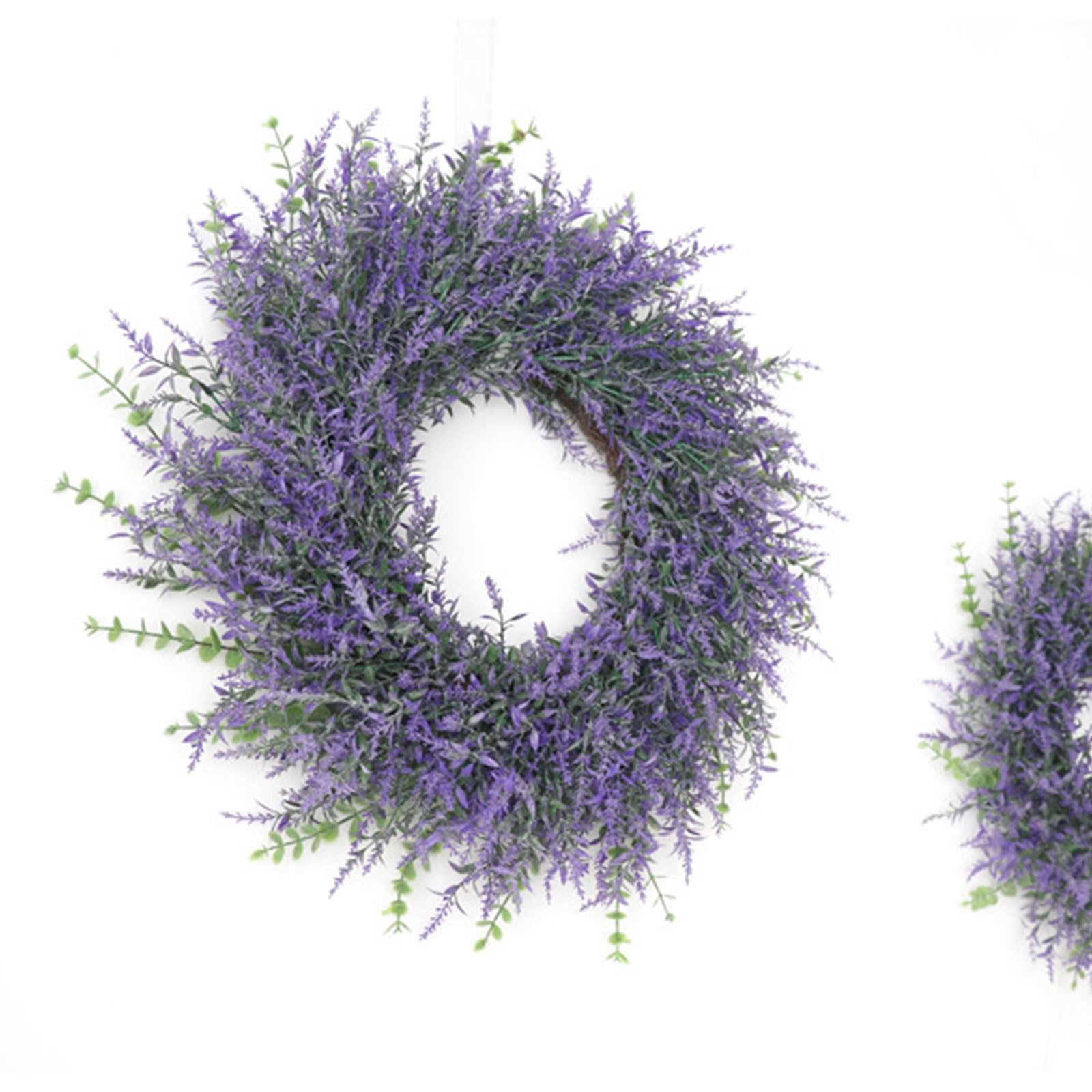 Ghirlanda di lavanda artificiale realistica con pianta rampicante per matrimonio, per porta d'ingresso, finestra, corridoio, giardino, ghirlanda di lavanda artificiale