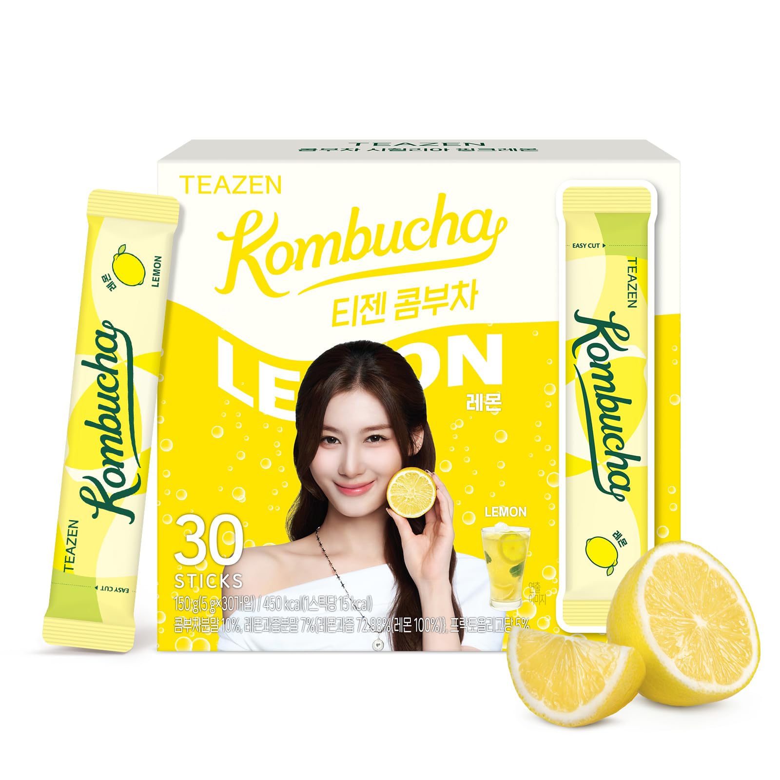 Amazon.com: TEAZEN Lemon Kombucha Powder, Hydration Drink Mix
