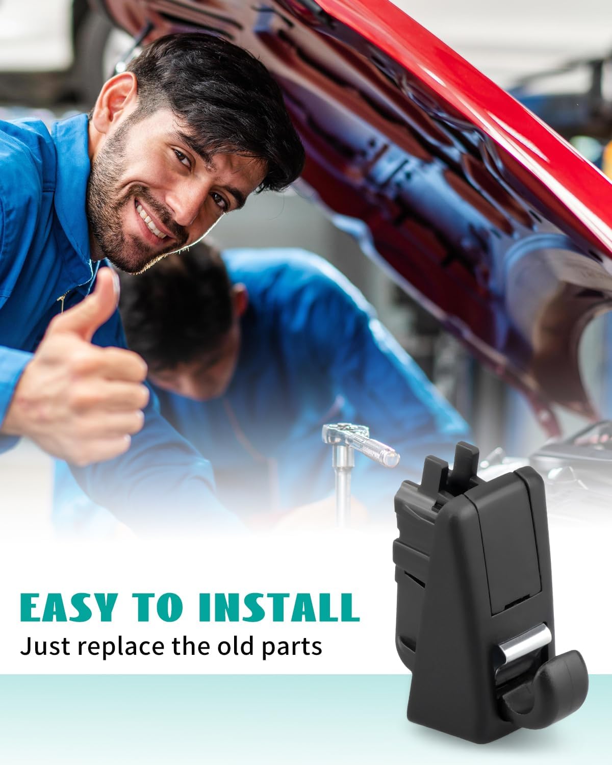 Sun Visor Clip Holder Fit for Porsche Panamera 2017 2018 2019 2020, Replace 971857561A1E0