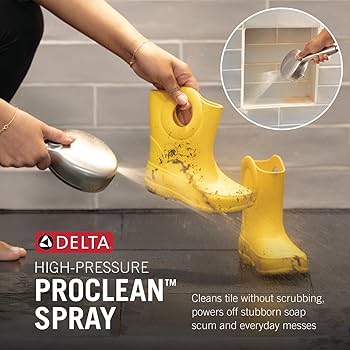 Delta Faucet 7-Setting In2ition 2-in-1 Dual Shower Head with