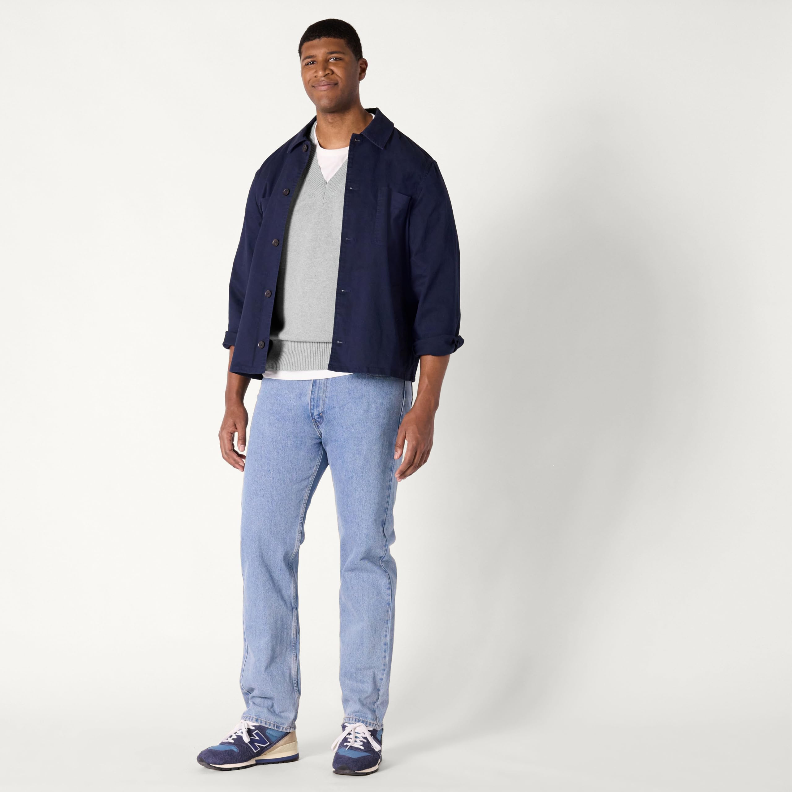 Amazon Essentials Uomo Gilet Smanicato con Scollo a V dalla vestibilità Rilassata