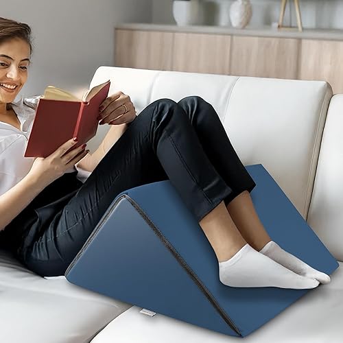 Miniatura 6 de Saloniture Cojín triangular para mesa de masaje con cuña extragrande 457 x 120 x 200 x 152in color burdeos