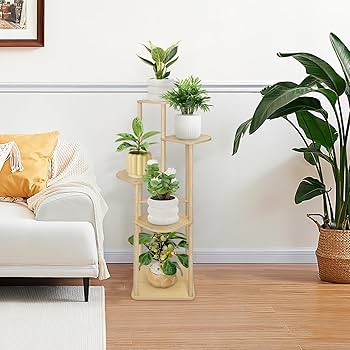 Amazon.co.jp: GIBLEA フラワースタンド 5段 室内 花台 観葉植物