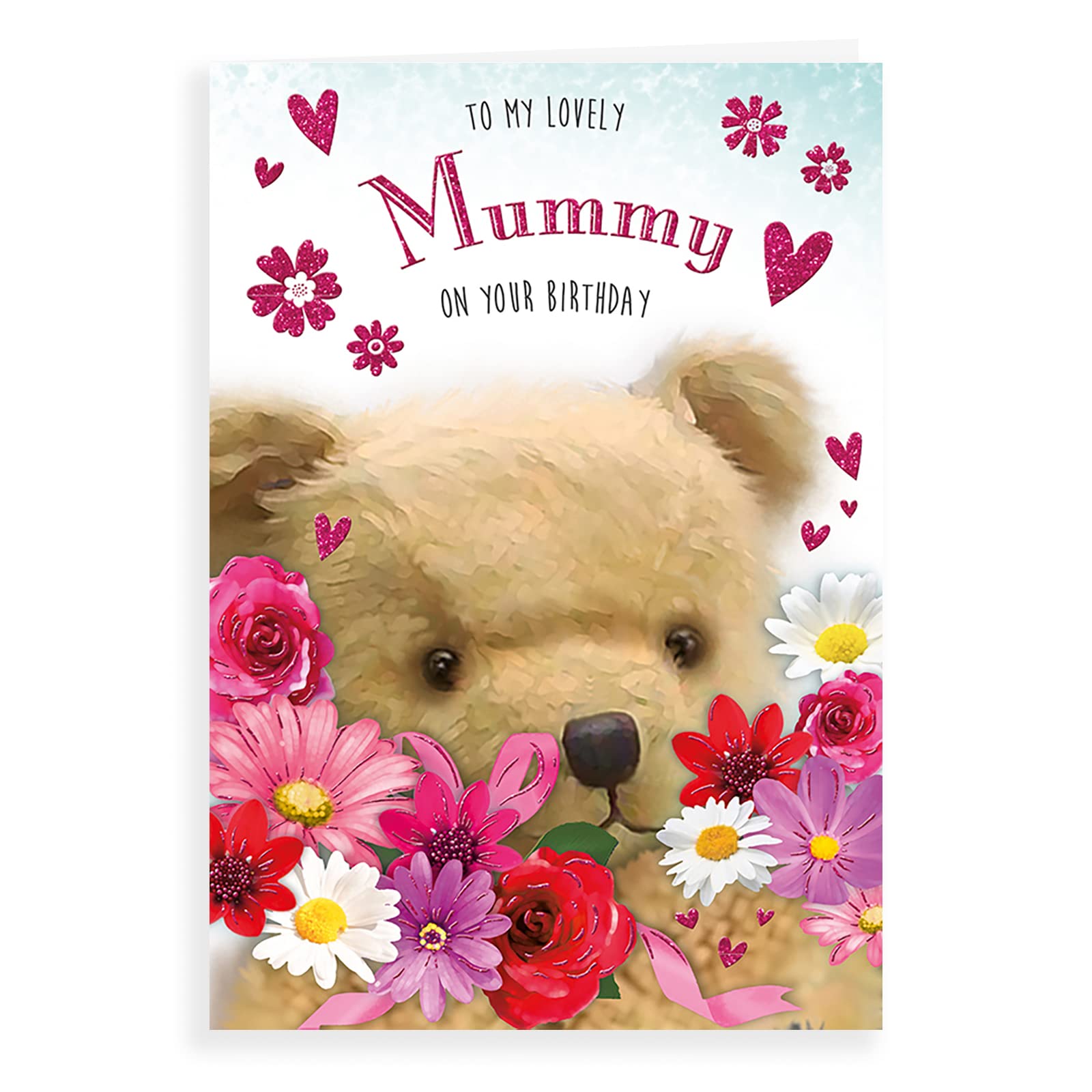 To My Lovely Mummy On Your Birthday Card. 23x15cm