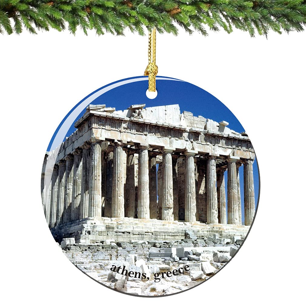 City Souvenirs Acropolis Parthenon Athens Greece Christmas