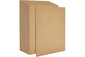 Bright Creations 8x10 Chipboard for Painting, Arts and Crafts (12 Pack)