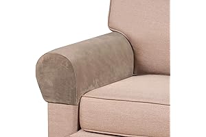 PrinceDeco Velvet Armrest Covers