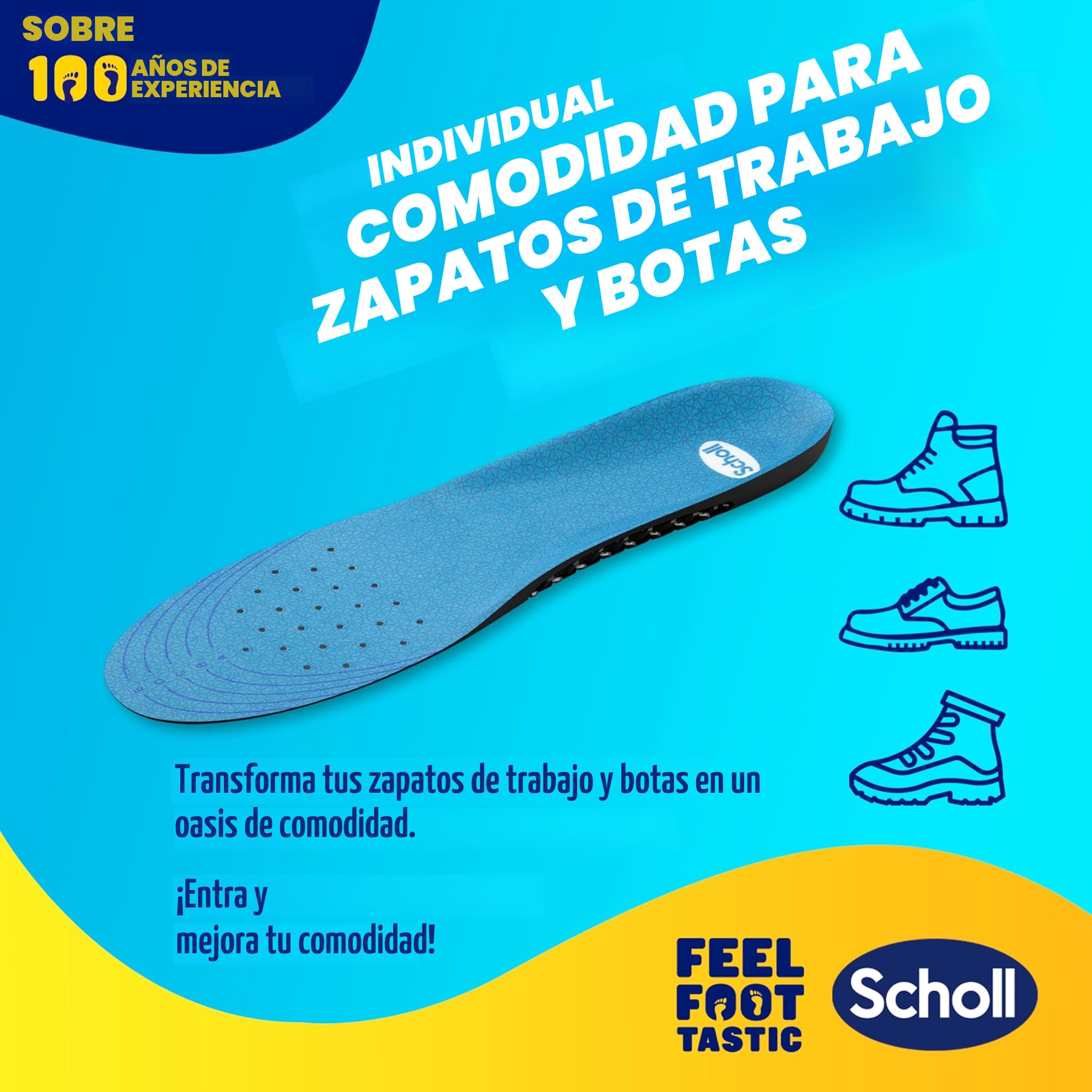 Scholl Plantillas GelActiv Work