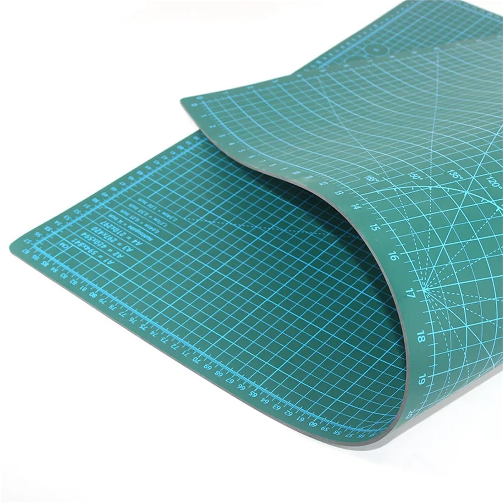Tapete de corte A1 doble color Heigl, 35,43'' x 23,62'', almohadilla papel autocurativa multiusos PVC cara(Pink purple)
