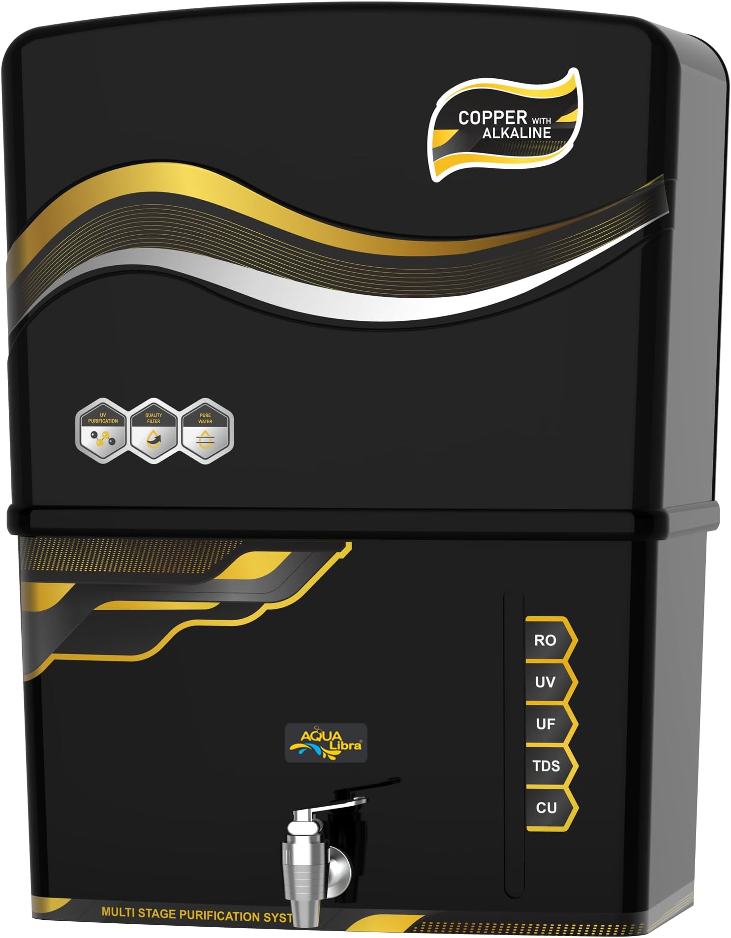 ISI Mark Water Purifier Filter for Home With RO+UV+UV LED, 24 * 7 Tank Sanitization, 9L Tank, Suitable For Borewell, Tanker, Municipal Water